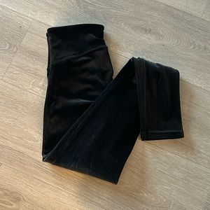 Spanx High Waist Velvet Leggings